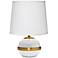 Jamie Young 18"H White Stockholm Accent Lamp