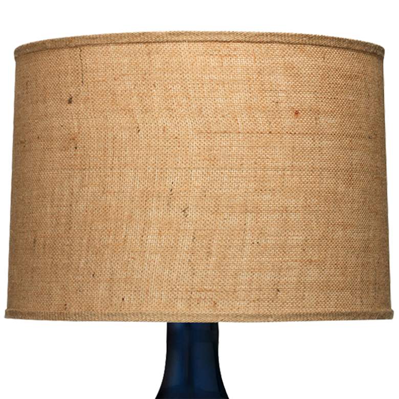 Image 4 Jamie Young 33 1/2" High Navy Blue Glass Plum Jar Table Lamp more views