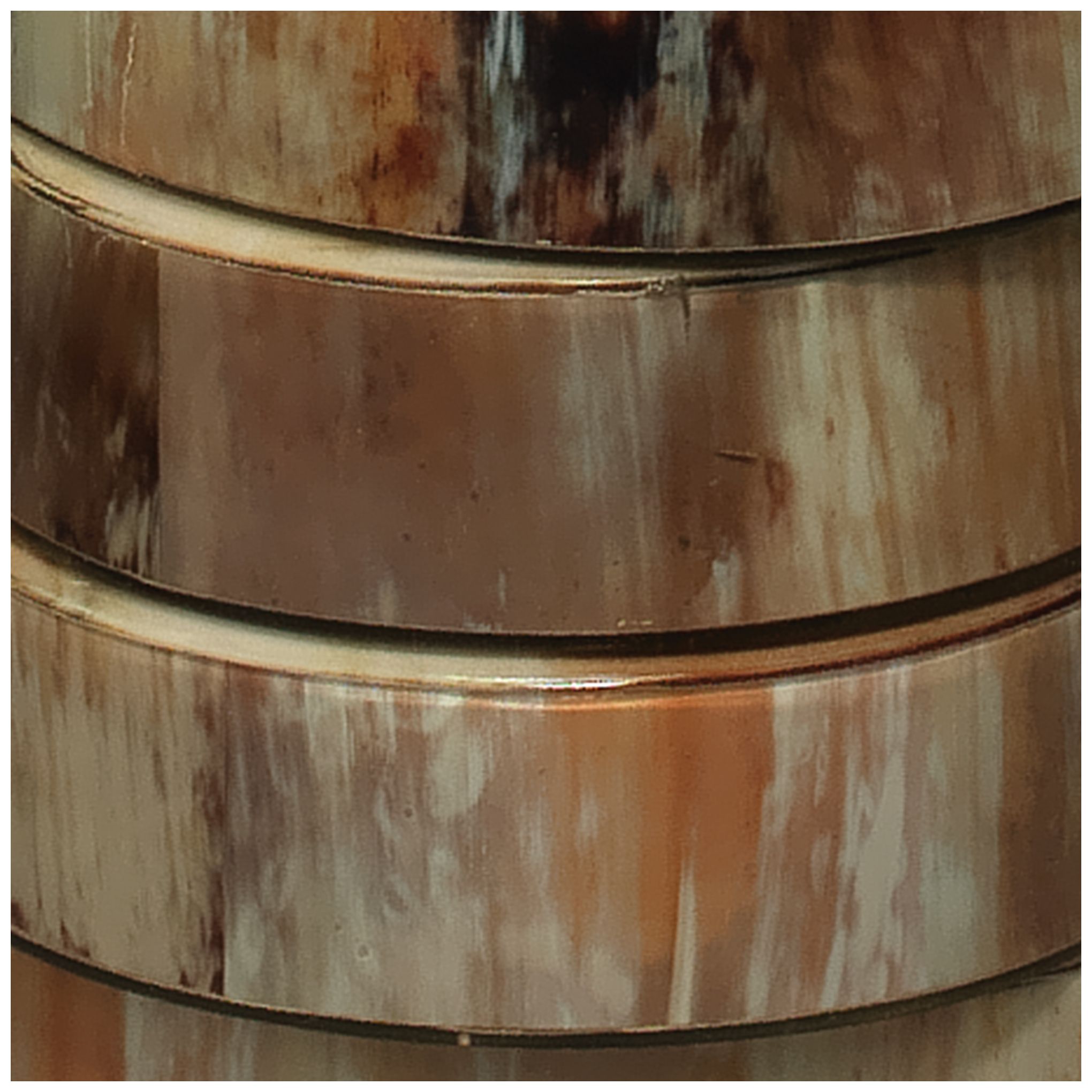Image 5 Jamie Young 60" Rustic Stacked Animal Horn Floor Lamp more views