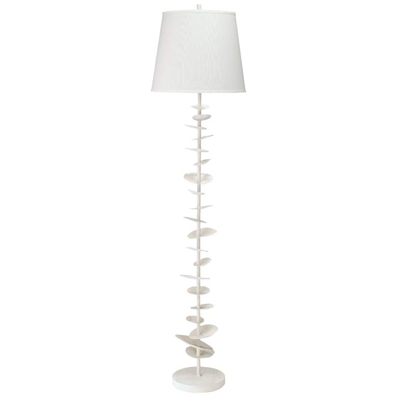 Image 2 Jamie Young 69 inch High Modern Coastal White Petals Floor Lamp