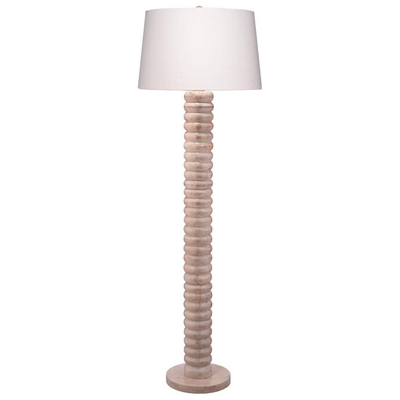 Image 1 Jamie Young Abacus Mango Wood 1-Light Floor Lamp