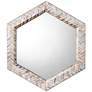 2_Jamie Young Academy Mother of Pearl 34.5" x 30" Hexagon Wall Mirror