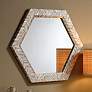 1_Jamie Young Academy Mother of Pearl 34.5" x 30" Hexagon Wall Mirror