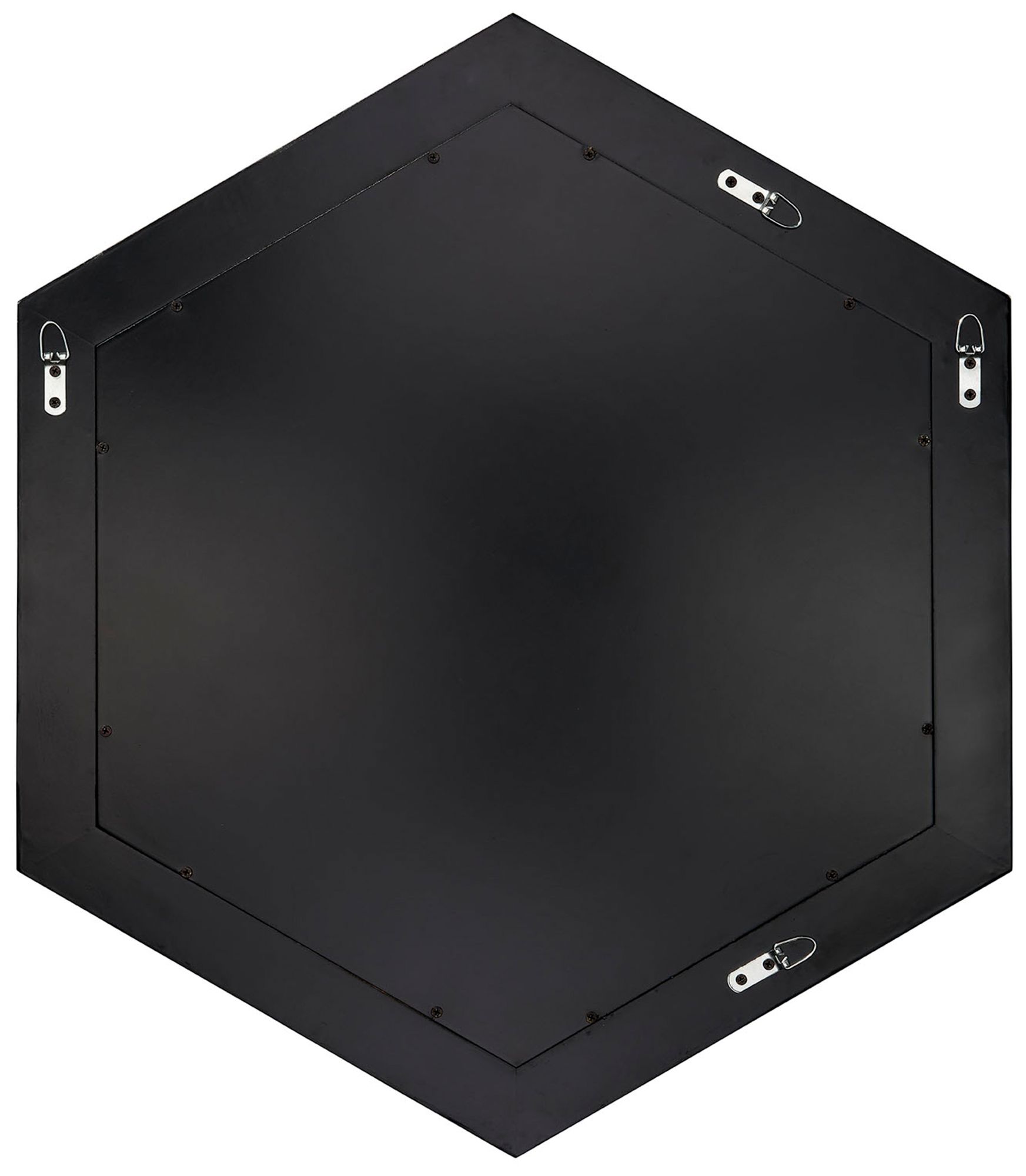 Image 5 Jamie Young Academy Mother of Pearl 34.5" x 30" Hexagon Wall Mirror more views