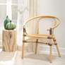 6_Jamie Young Agave 12" Wide Natural Wood Side Table more views