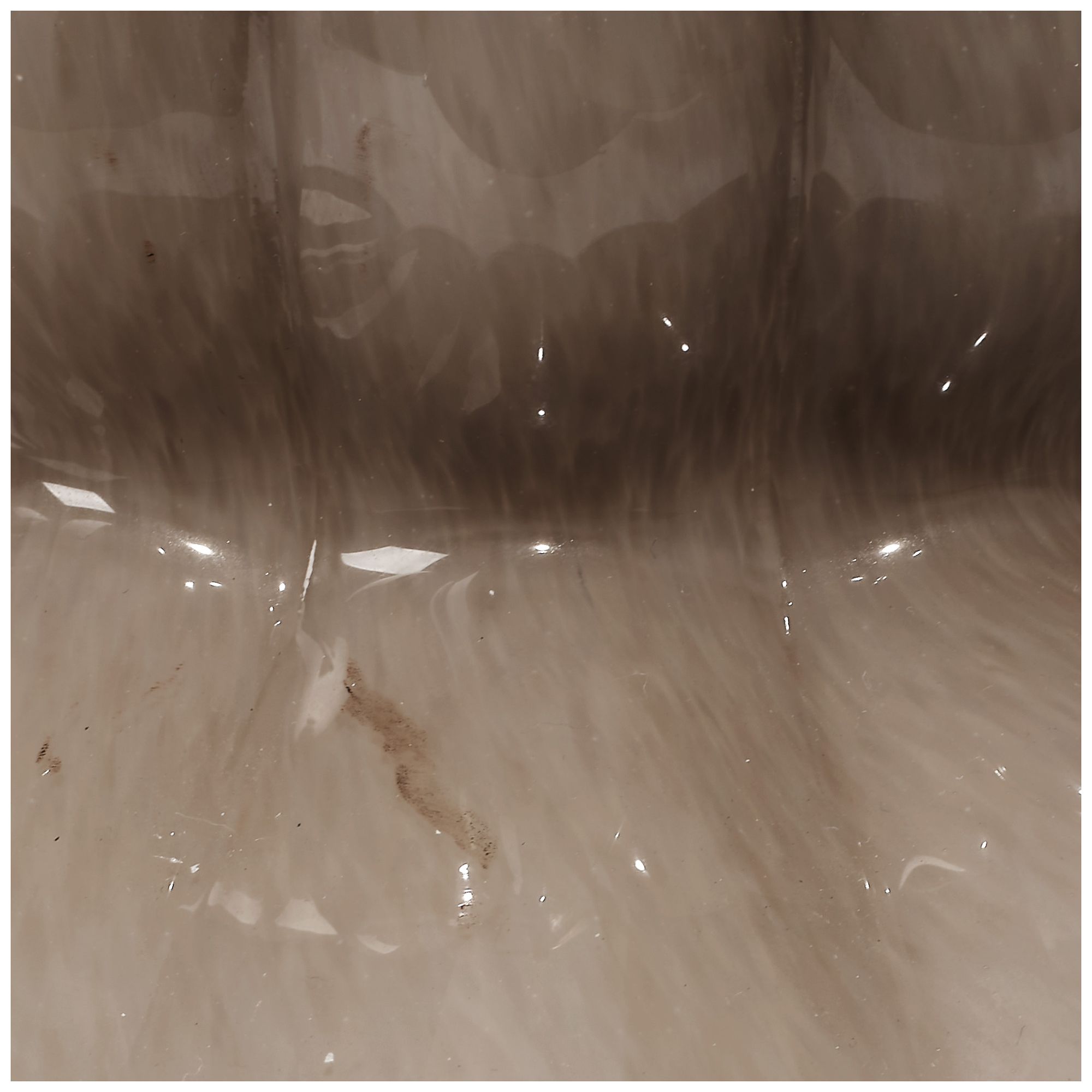 Image 4 Jamie Young Agnes Blown Glass Table Lamp with Linen Scalloped Shade, Taupe more views