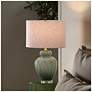 2_Jamie Young Agnes Blown Glass Table Lamp with Linen Shade, Celadon more views