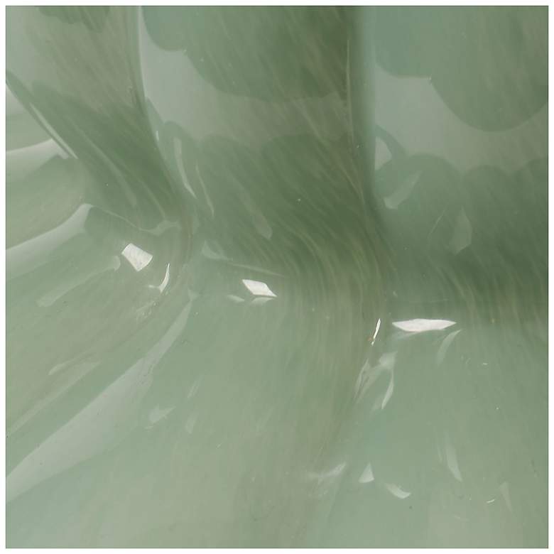 Image 4 Jamie Young Agnes Blown Glass Table Lamp with Linen Shade, Celadon more views