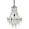 Jamie Young Akumal 18" Wide White Beads Chandelier