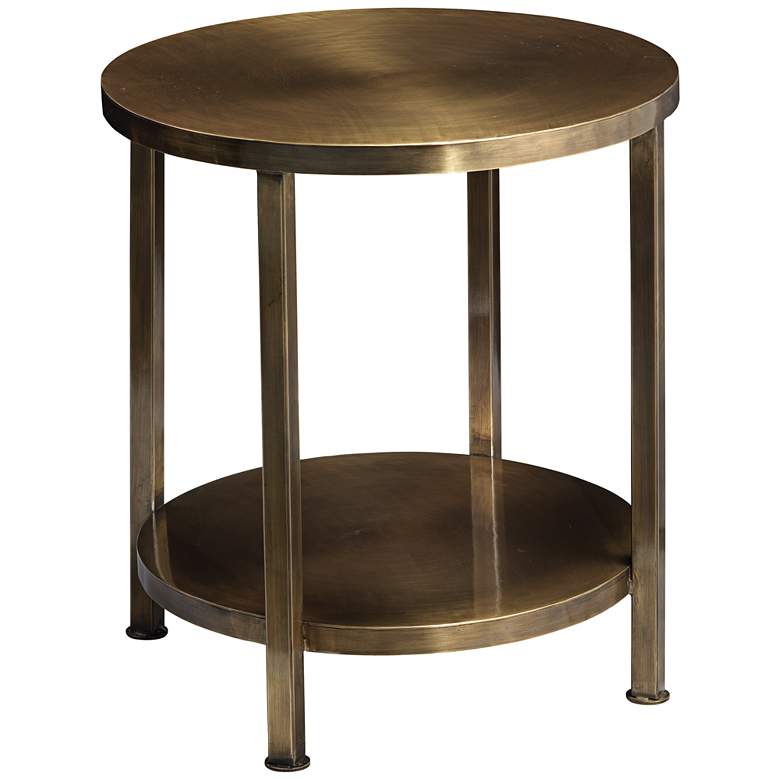 Image 1 Jamie Young Alloy Antique Brass Round Side Table