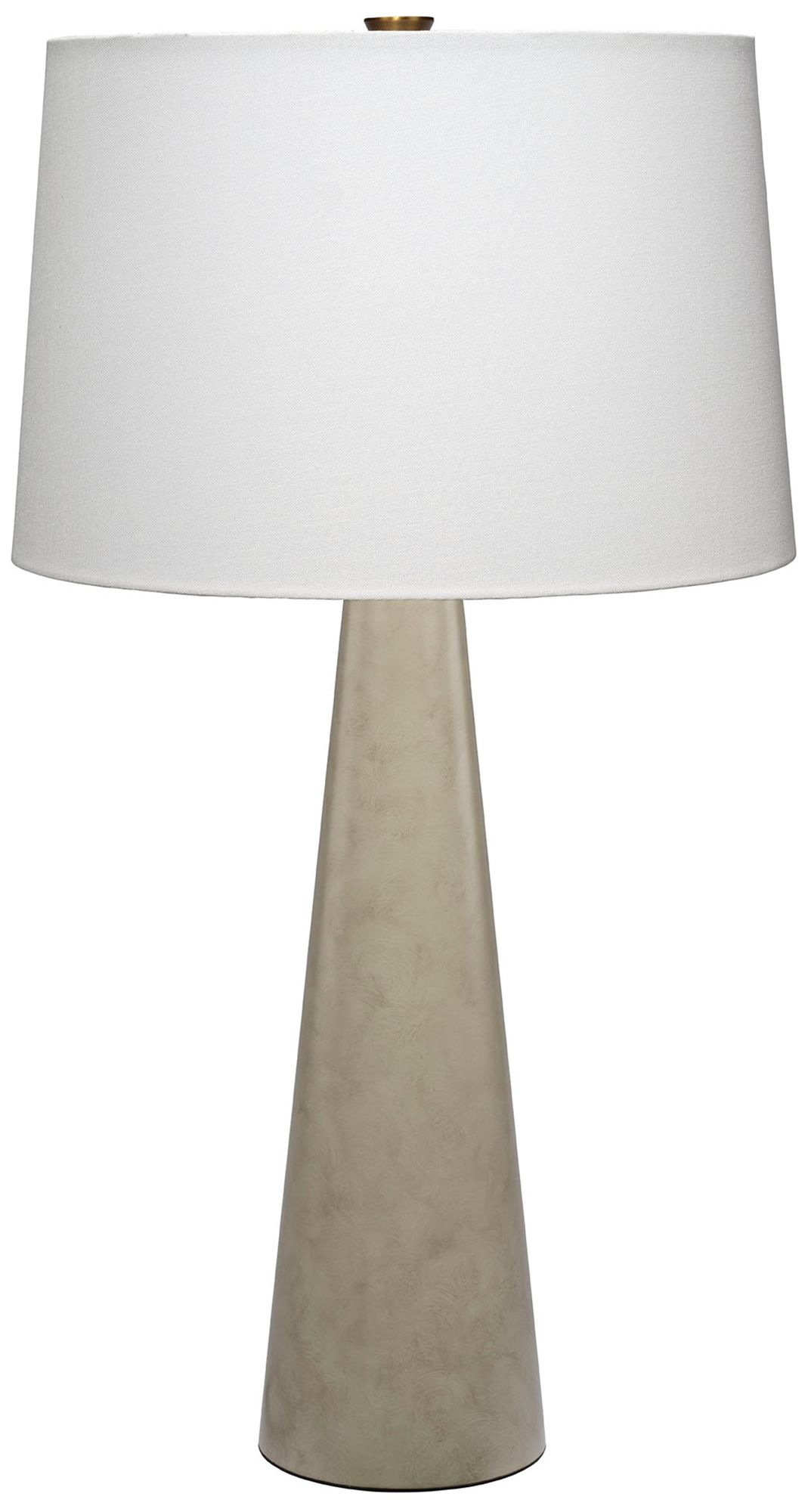 Jamie Young Alps Metal Table Lamp 31.5" in Warm Grey