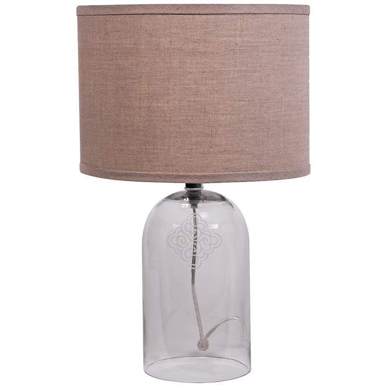 Image 1 Jamie Young Amdo Clear Glass Table Lamp