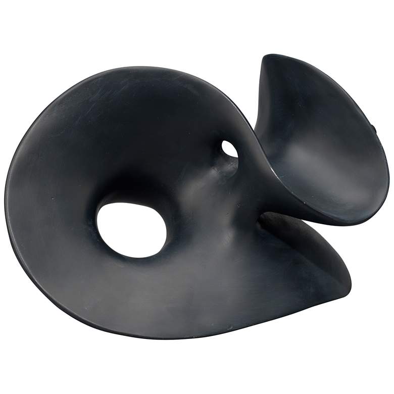 Image 1 Jamie Young Amorphous 14 1/2" High Black Table Sculpture
