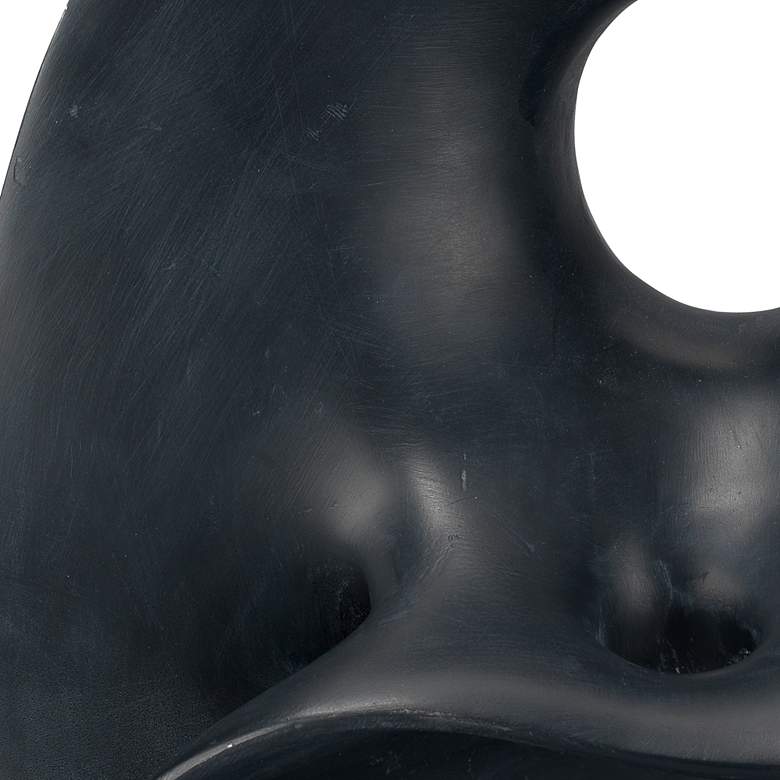 Jamie Young Amorphous 14 1/2&quot; High Black Table Sculpture more views