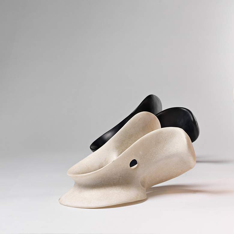 Image 5 Jamie Young Amorphous 14 1/2" High Off-White Table Object more views