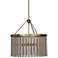 Jamie Young Andromeda 23 1/2" Wide Champagne Leaf Chandelier