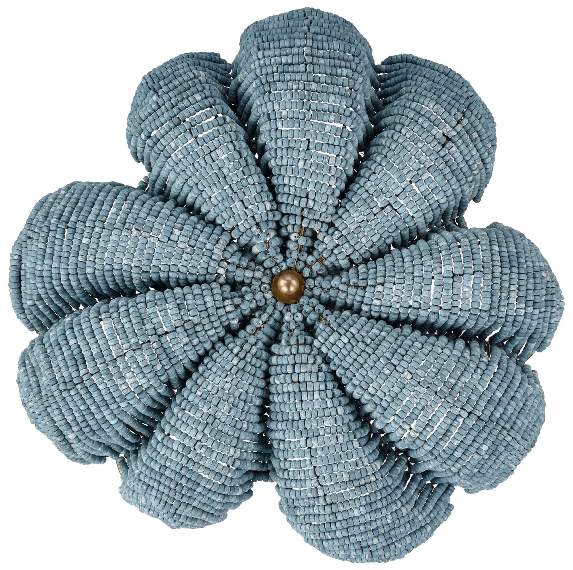 Image 6 Jamie Young Anguilla Semi-Flush Mount 15.5" in Blue more views