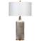 Jamie Young Annex 27" High Modern Textured Gray Cement Table Lamp