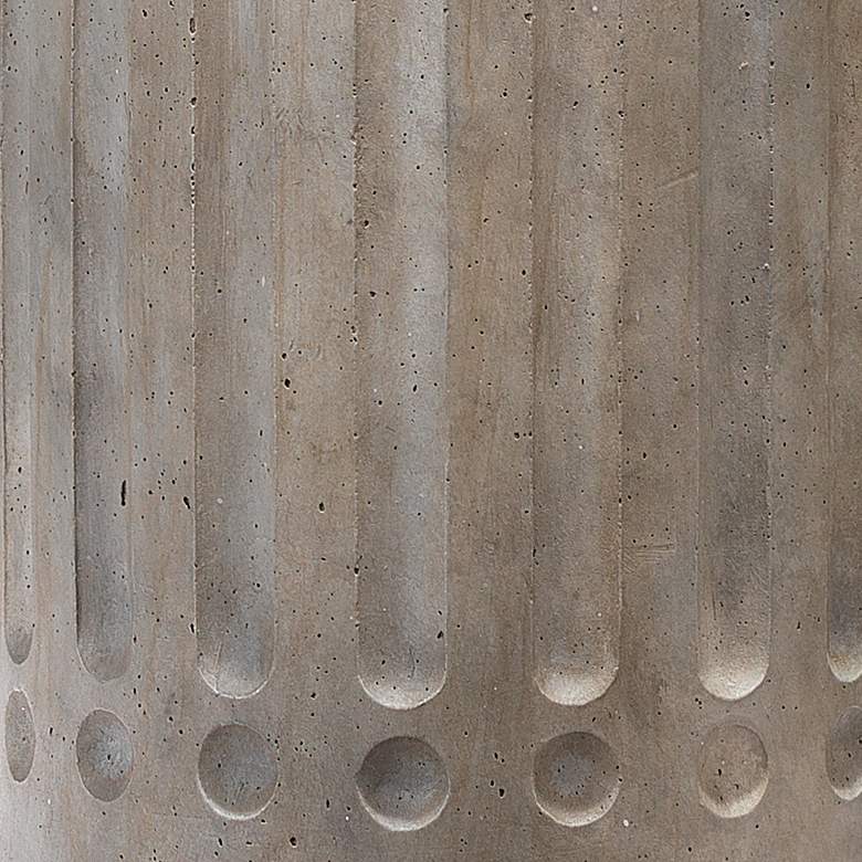 Image 3 Jamie Young Annex 27" High Modern Textured Gray Cement Table Lamp more views