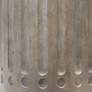 3_Jamie Young Annex 27" High Modern Textured Gray Cement Table Lamp more views