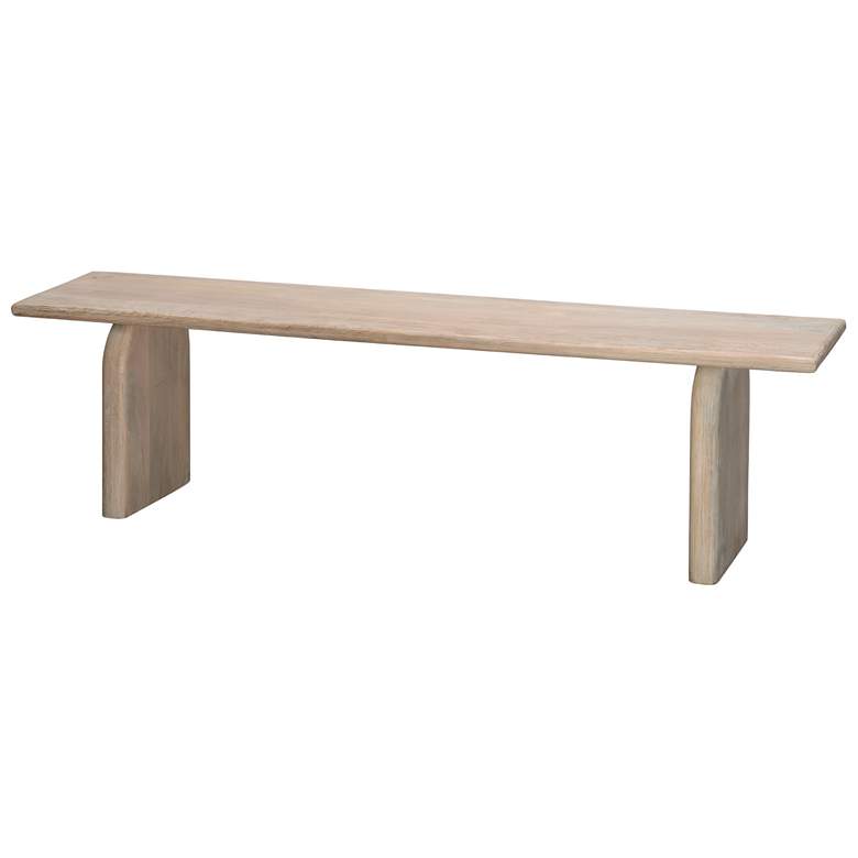 Image 1 Jamie Young Arc Mango Wood Bench