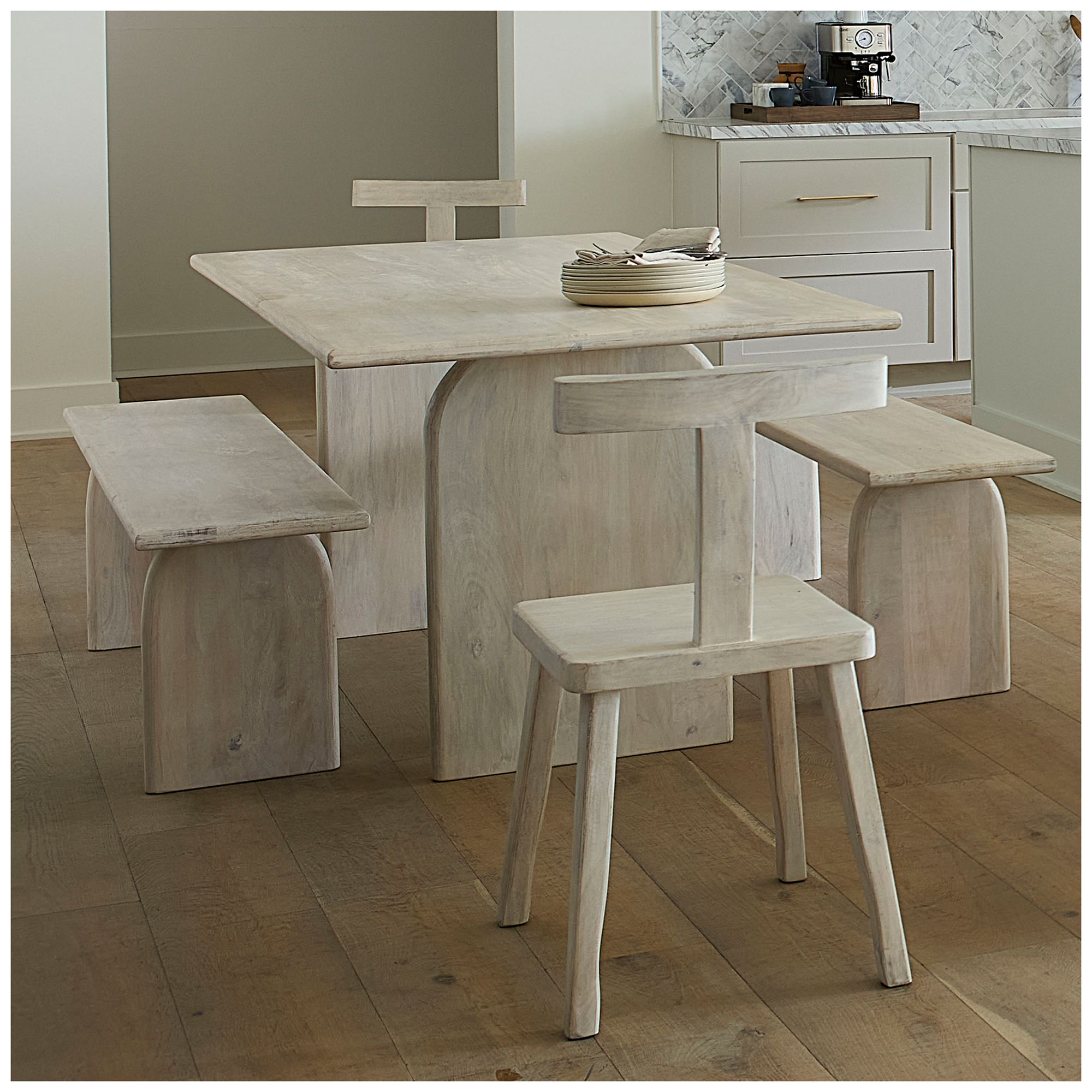 Image 7 Jamie Young Arc Mango Wood Bench more views