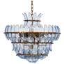 2_Jamie Young Arcade 10-Light Blown Glass Chandelier, Blue