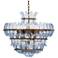Jamie Young Arcade 10-Light Blown Glass Chandelier, Blue