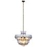 6_Jamie Young Arcade 10-Light Blown Glass Chandelier, Blue more views