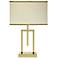 Jamie Young Arma Polished Brass Metal Table Lamp