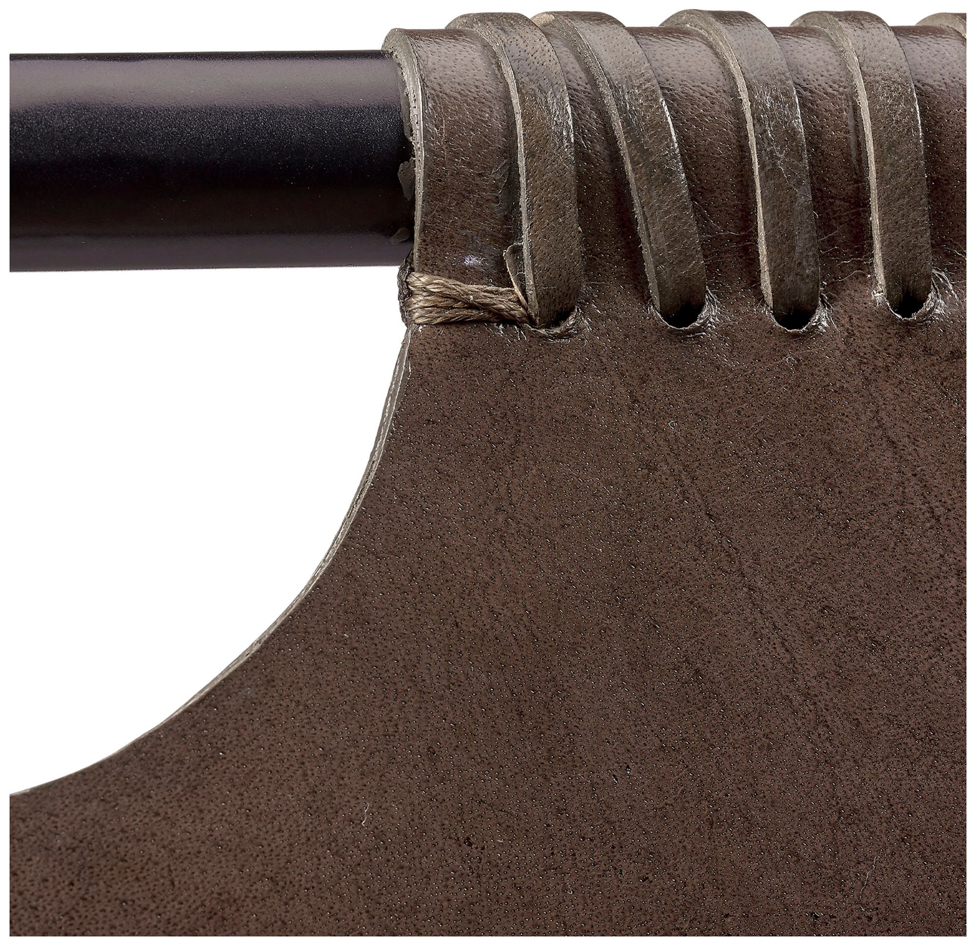 Image 3 Jamie Young Asher Leather 24" Counter Stool in Brown more views