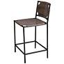 4_Jamie Young Asher Leather 24" Counter Stool in Brown more views