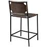 5_Jamie Young Asher Leather 24" Counter Stool in Brown more views