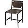 Jamie Young Asher Leather Dining Chair in Brown
