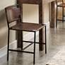 1_Jamie Young Asher Leather Dining Chair in Brown