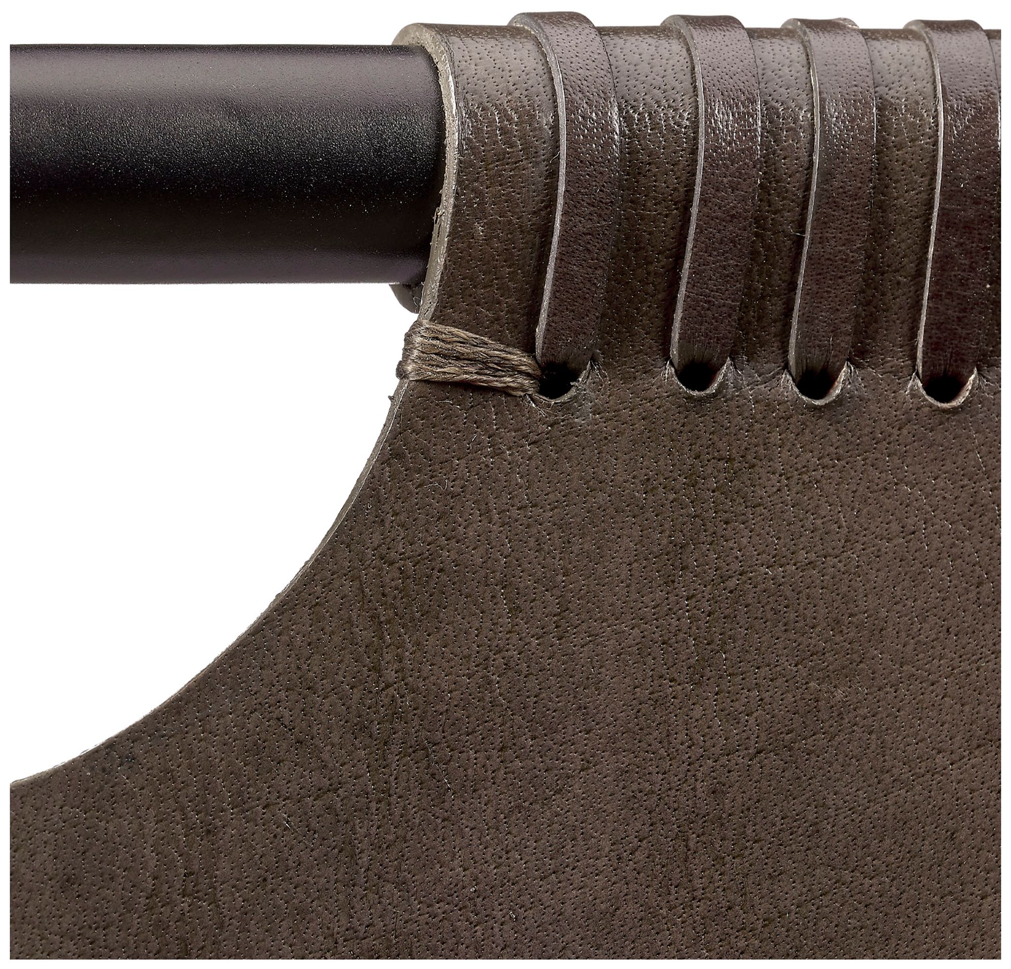 Image 4 Jamie Young Asher Leather Dining Chair in Brown more views