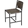 5_Jamie Young Asher Leather Dining Chair in Brown more views