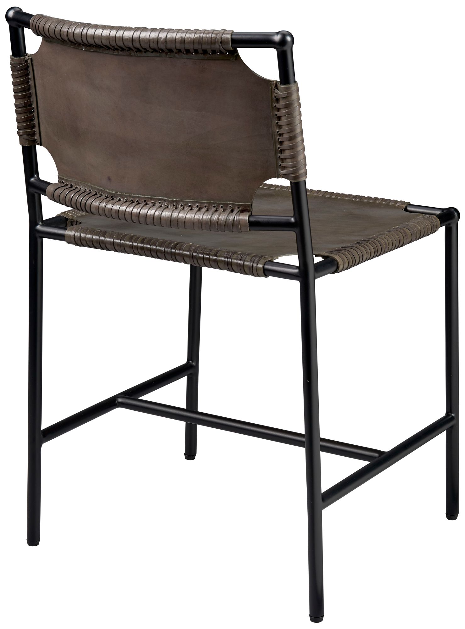 Image 6 Jamie Young Asher Leather Dining Chair in Brown more views