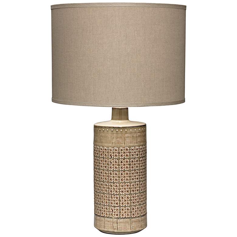 Image 1 Jamie Young Astral Taupe Ceramic Table Lamp
