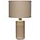 Jamie Young Astral Taupe Ceramic Table Lamp