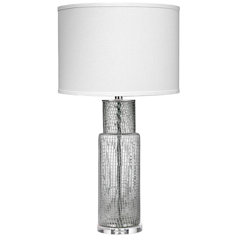 Image 1 Jamie Young Atwater Clear Netted Glass Cylinder Table Lamp