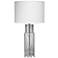 Jamie Young Atwater Clear Netted Glass Cylinder Table Lamp