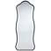 Jamie Young Aurora Wavy Iron Floor Mirror, Black