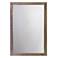 Jamie Young Austere Gray Washed Wood 26" x 38" Wall Mirror