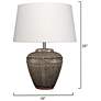 3_Jamie Young Avondale Ceramic Table Lamp with Linen Shade more views