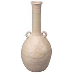 Jamie Young Babar 12&quot; High Beige Ceramic Decorative Vase