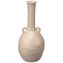 Jamie Young Babar 12" High Beige Ceramic Decorative Vase