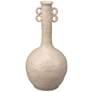 Jamie Young Babar 13 3/4" High Beige Ceramic Decorative Vase
