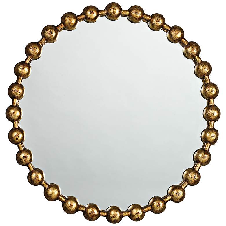 Image 1 Jamie Young Ball Chain 25 1/2 inch Round Wall Mirror