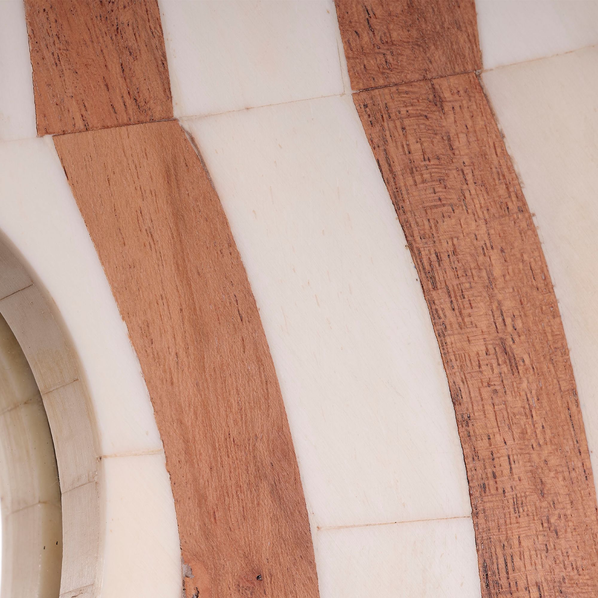 Image 4 Jamie Young Bardot 60" Wood & Buffalo Bone Arch Wall Mirror more views